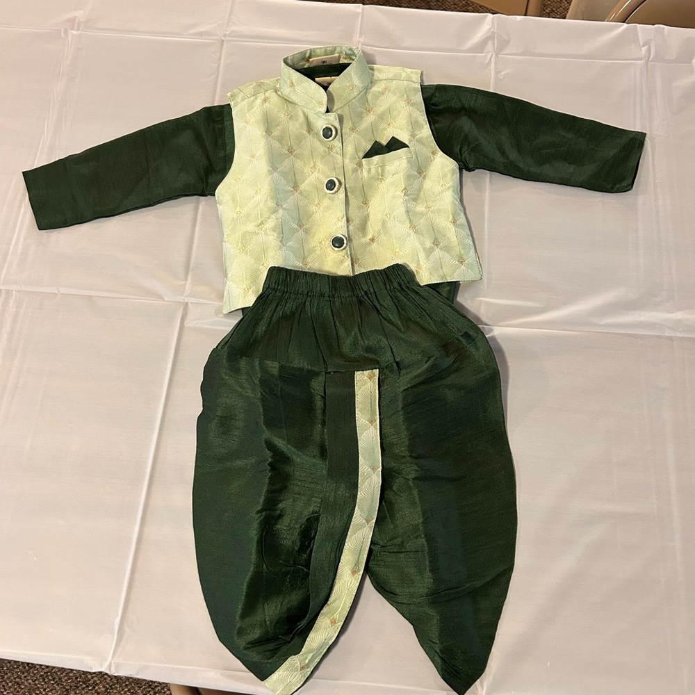 Trendy Boys Printed Little Champion Kurta & Dhoti Pant Setβ | Kids Ethnic Wear
